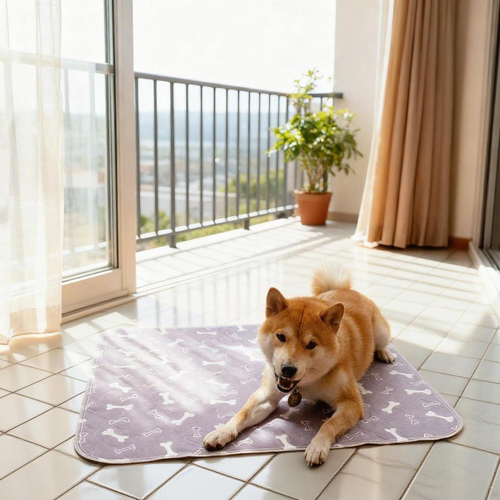 Reusable Pee Pads For Dogs Washable Leak-Proof Non-Slip Cushion Puppy Training Pads For Indoor Outdoor Travel Car Cages Pens