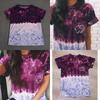Elephant Print T Shirt For Women With Polyester Fabric Summer Casual Short Sleeve Top For Teen Girls
