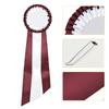Generous Ribbon Rosette Badge Pin  s Medal Class   Award