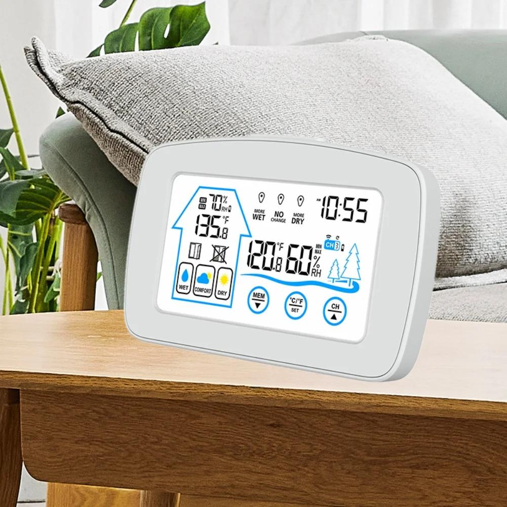 Wireless Indoor Outdoor Thermometer with Reliable Humidity and Temperature Monitor Suitable for Home and Office