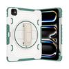 For iPad Pro 11 (2025)/11 (2024) Case Kickstand PC + TPU Shockproof Tablet Cover with Hand Strap/Pen Slot