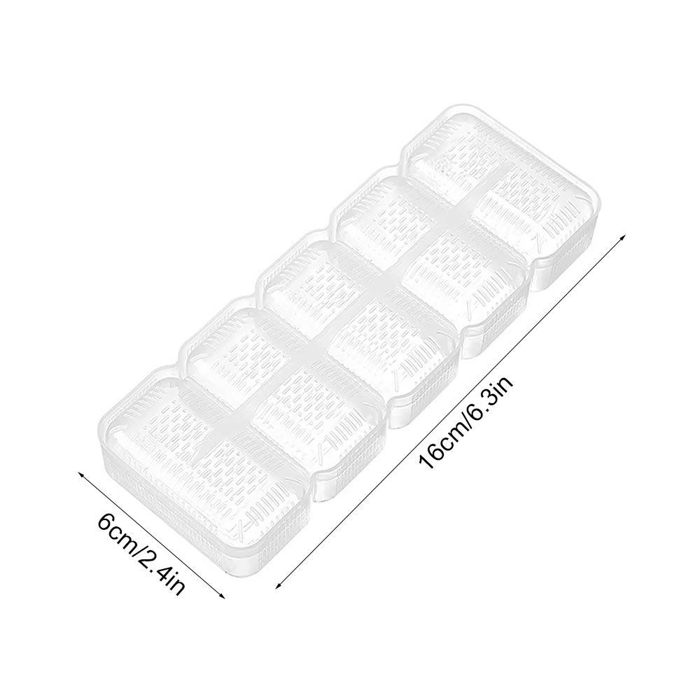 

1Pcs 5/10 Grids Sushi Mould Transparent Household Rice Ball Mold Non-stick DIY Rice Vegetable Roll Tool Kitchen Tableware