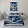Elegant Owl Night Forest Set Exquisite Three-Piece Bedding Set Gift For Kids And Adults