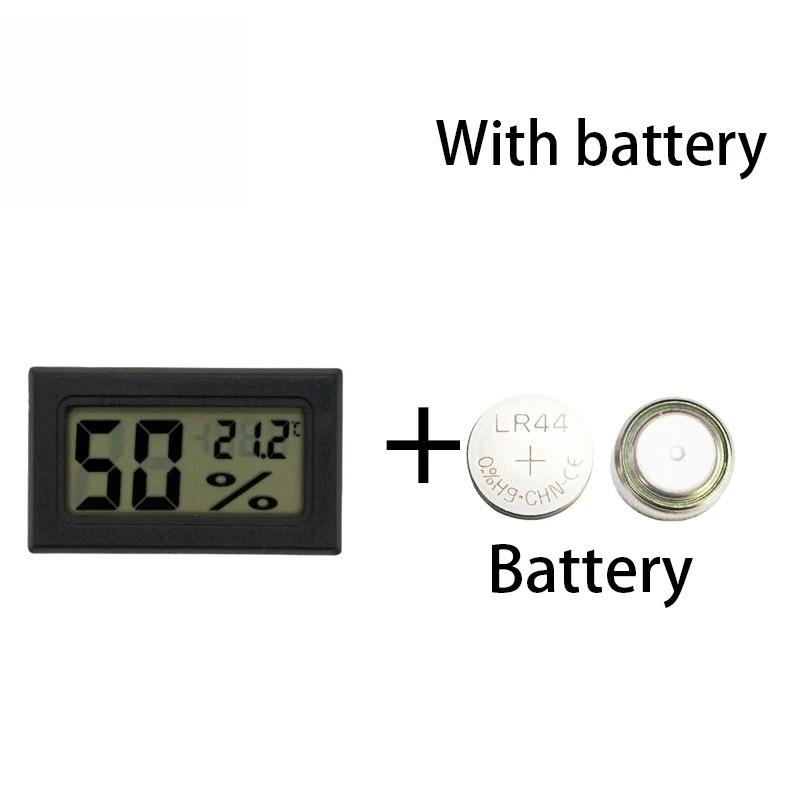 Mini LCD Digital Thermometer Used for Freezer Temperature - 50-110℃ Refrigerator Thermometer Indoor and Outdoor Waterproof Probe