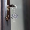 Beautiful Handmade Key Holder Accessory With Symbolic Tree Charm And Eye Catching Rhinestones Highlight