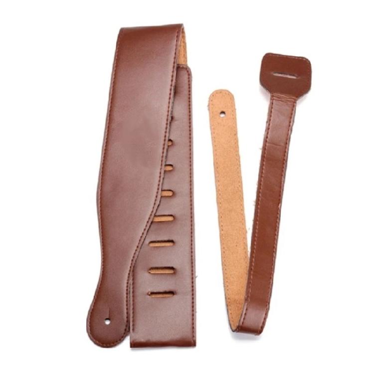 Versatile Leather And PU Strap Compatibility With Guitars Ukuleles Basses Ergonomic for Various Body Types