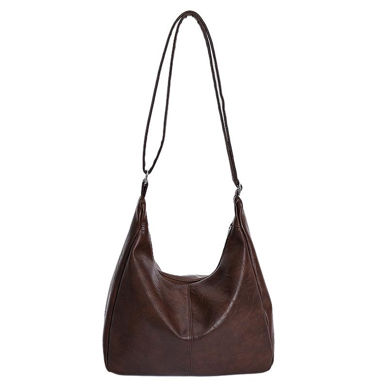 Large capacity Maillard tote bag new bag women's versatile commuter shoulder bag fashion messenger bag