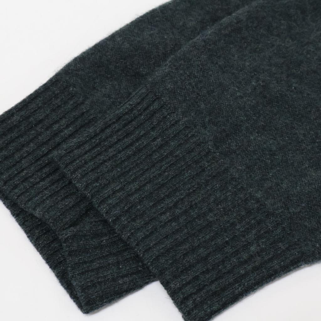 Three Dots  Green RC201M Recycled Cashmere Crew Neck Knit Tops L greenUsed