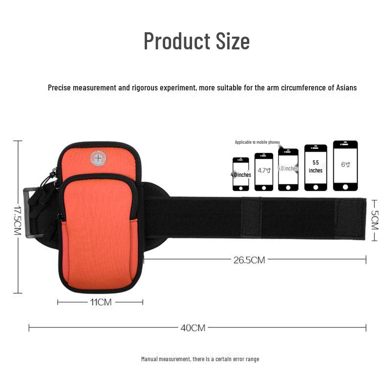 Neoprene Sports Armband for Phones - Fitness Arm Bag for Men & Women
