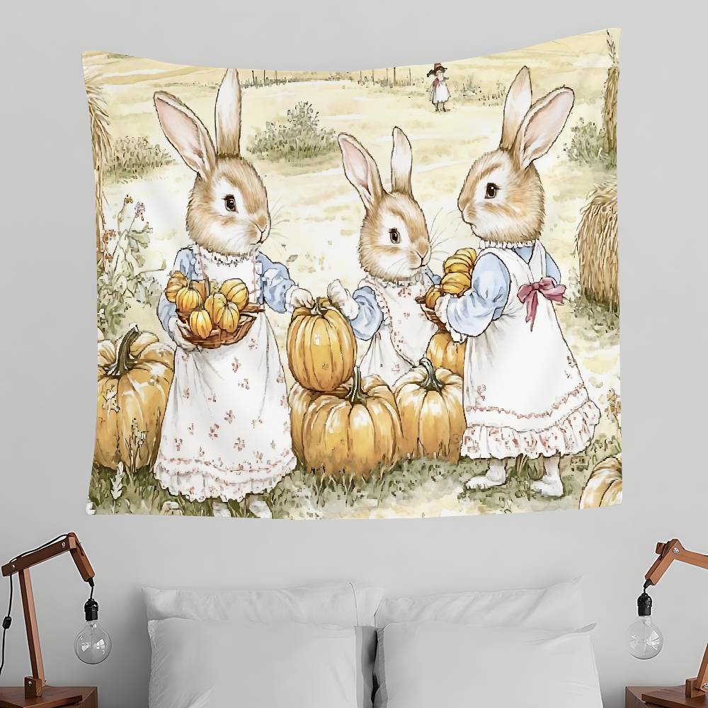 

PPeter Rabbit Tapestry Wall Hanging Tapestry Art Deco Blanket Curtain Hanging At Home Bedroom Living Room Decor 74x94cm(29x37in)