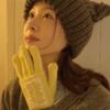 ANOETIC COZY LACE GLOVE_YELLOW