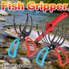 2pcs Metal Fishing Pliers Gripper Two-Claw Three-Claw Fish Control Clamp Compact Corrosion Resistant for Anglers Outdoor Fishing