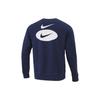 League Essential Fleece Crew Neck Sweatshirt Men Tops Blue DM5461-410
