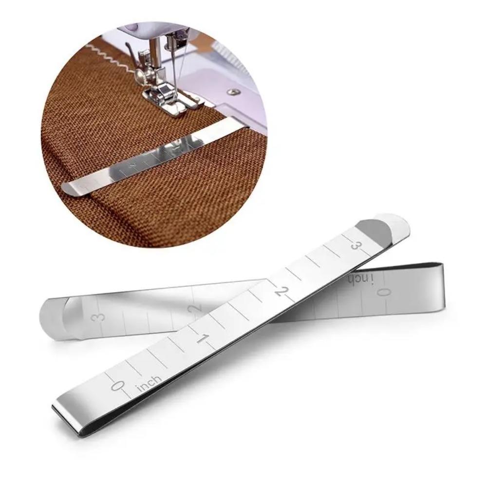 20Pcs Metal Sewing Crimping Clip Stainless Steel Sewing Clips for DIY Clothing Stitching Pinning Marking Quilting Ruler Tool