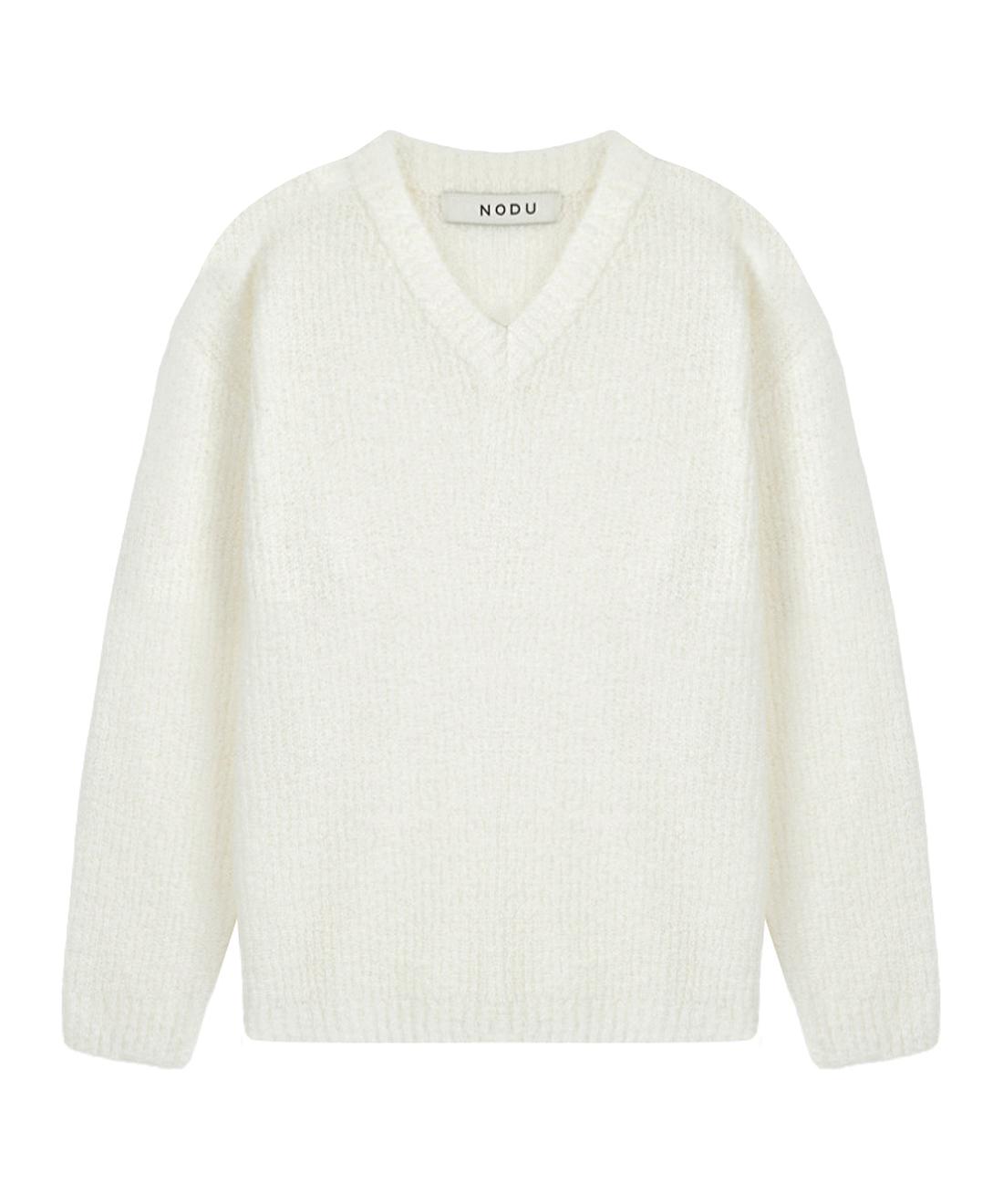 Nod You Stay Boucle Wool Knit [Ivory] L