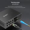 Shengwei Gigabit 2-Fiber 8-Ethernet Media Converter