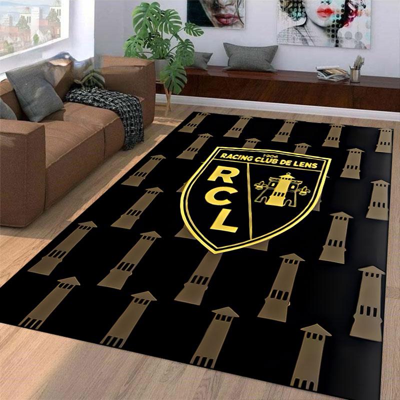 Racing Club De Lens Logo Carpet Suitable As a Non-slip Mat for the Living Room or Bedroom Sofa