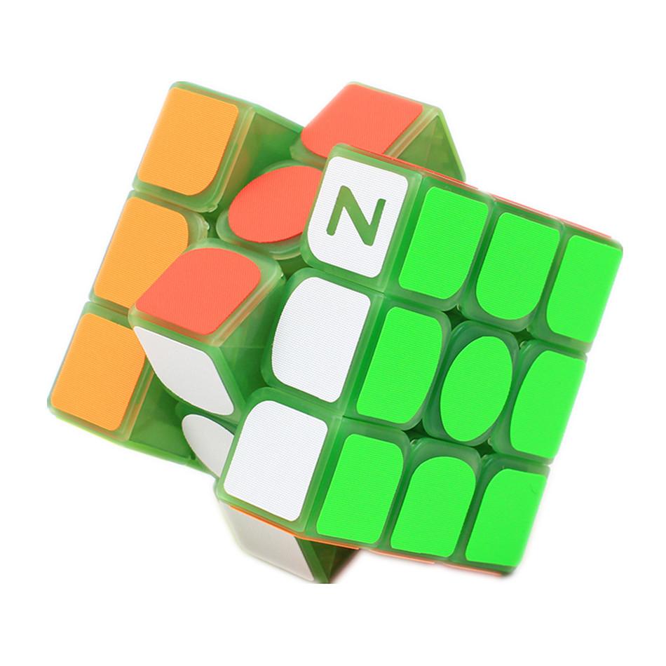 Activating Toys Dark Zcube Glow In The 3X3x3 Magic Speed Cube Puzzle Cubo Magico Professional Learning&Educational Classic Toys Cube