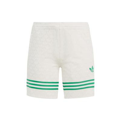 Originals SS23 Adicolor 70s Retro Series Logo Print Color Block Shorts Men Shorts Beige IP6974