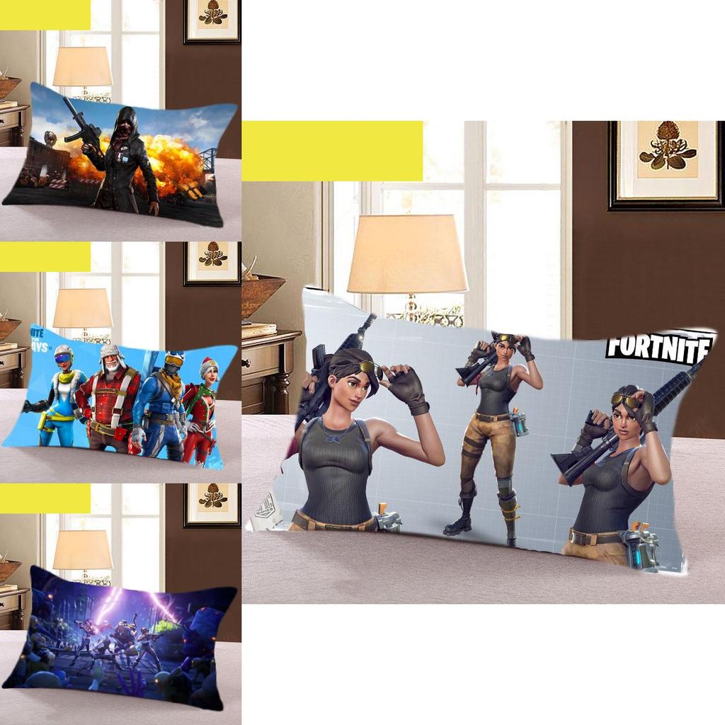 Pillow Around Case Animation Games Rectangular Cover Pillowcase