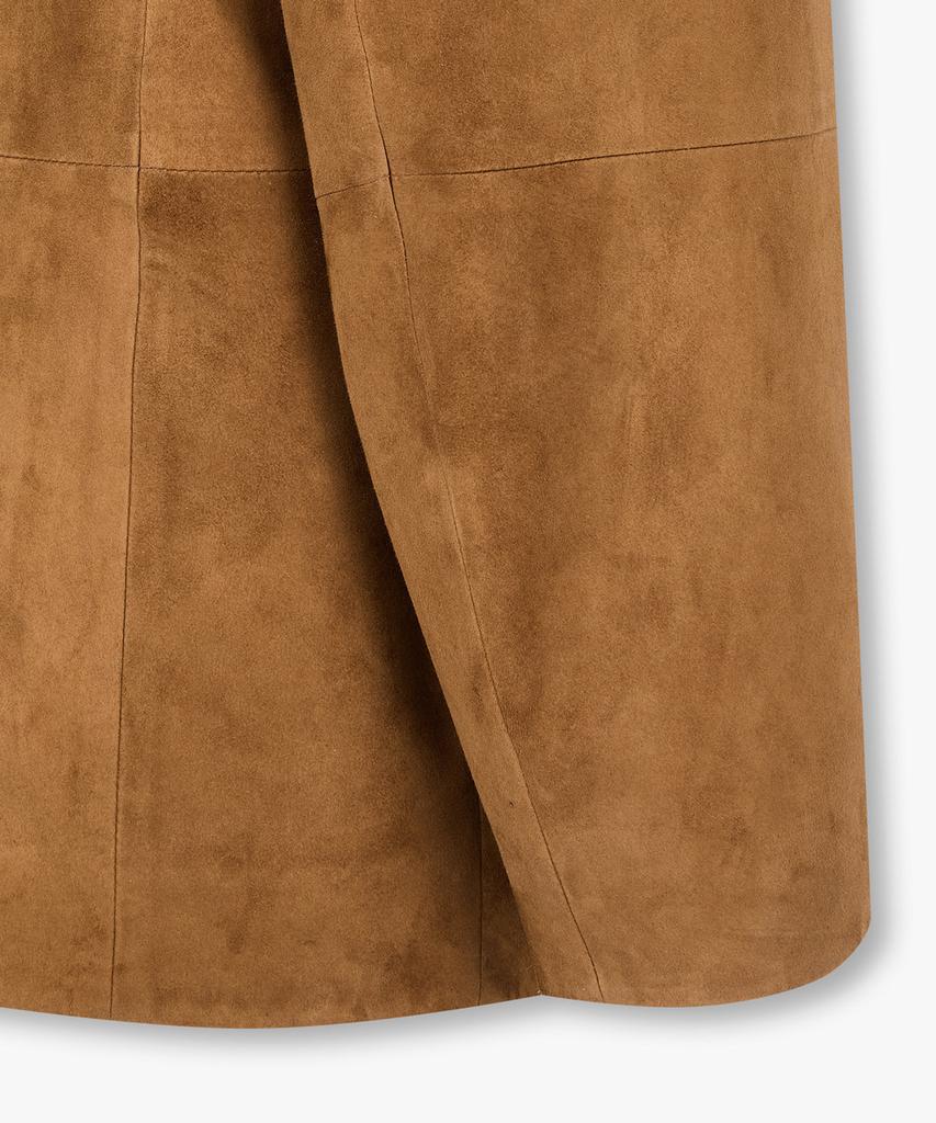 Man On The Boon Suede Single Blazer_Brown 4716110008