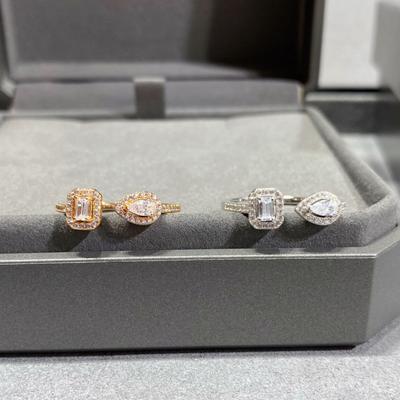2023 Popular Brand Vintage Women's Rings Luxury Jewelry for Women Designer Rings Fine Quality Fashion Classic Diamond Rings