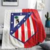 Coperta in Flanella Stampata Atletico Madrid, morbido plaid per camera da letto divano, lavabile, merchandising per tifosi di calcio, ottimo regalo.
