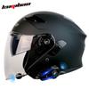 Cool Ride Lightweight Bluetooth Motorcycle Helmet with Dual Visor, 3C Certified, Long Battery Life, Comfortable Fit.