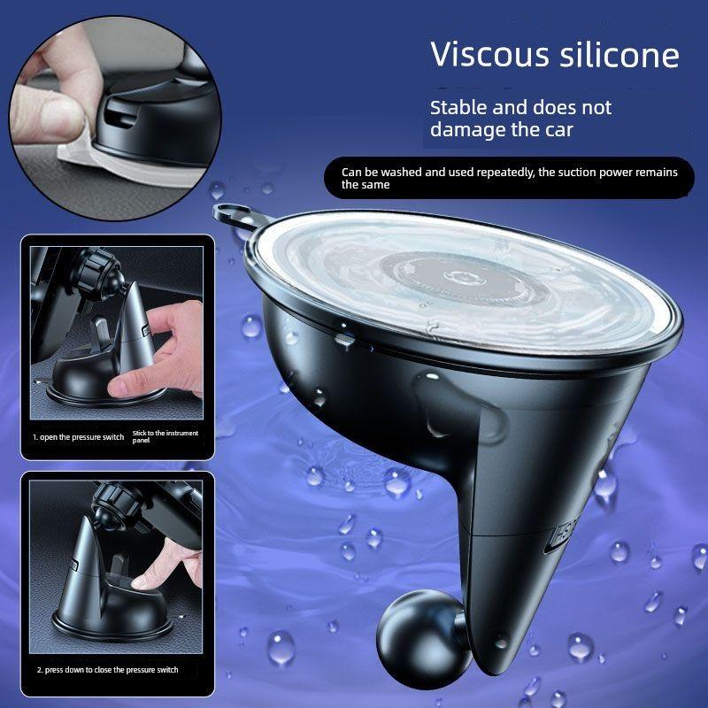 New Model Mobile Phone Car Mount, Suction Cup Type Dashboard Car Navigation Holder with Strong Suction and Printed Logo
