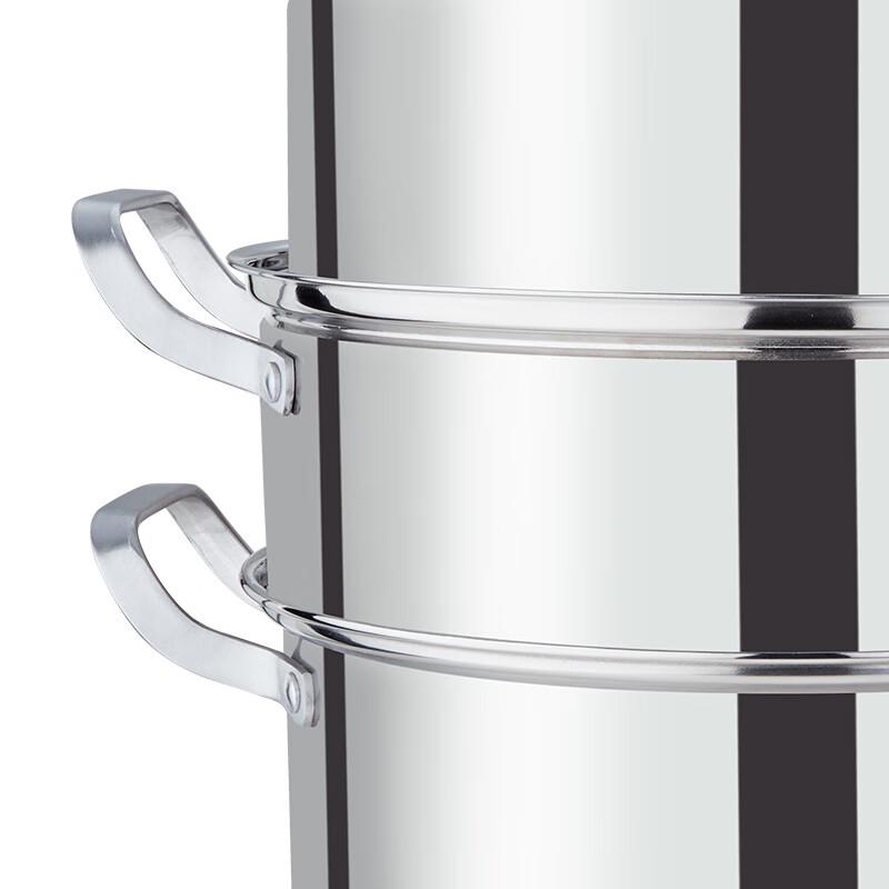 Drume 3-stufiger Edelstahl-Dampfgarer Topf