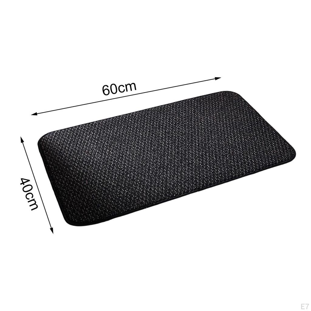 Bathroom Rug, 40x60cm Comfortable Absorbent Shower Rugs, TRP Back Slip Toilet Carpet Doormat for