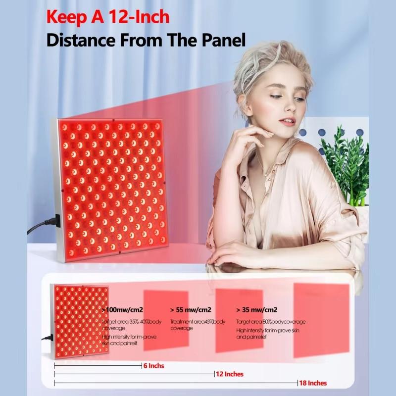 Facial Anti Aging Skin Care Beauty Device 225 LED Light Body Pain Relief Physical Therapy Tools LED Red Light Therapy Panel Lamp