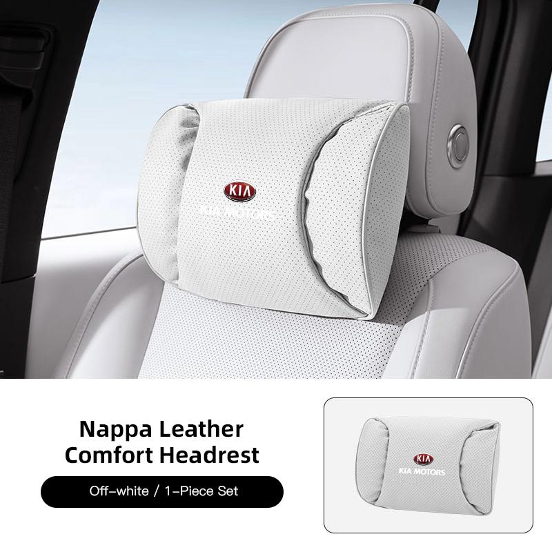 Car Headrest Neck Pillow Lumbar Cushion Set Breathable Soft For KIA K3 Sportage Carnival K5 Seltos Pegas KX1 EV5 Sonet EV6 K4 K8