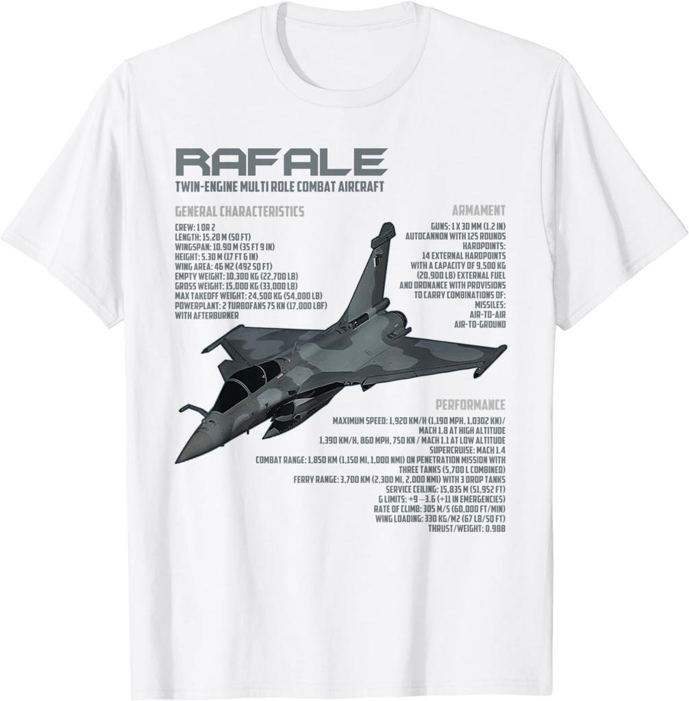 Tricou Bărbați Rafale Jet Fighter Avioane Militare Franceze Mânecă Scurtă Casual Bumbac Gât Rotund Tricouri de Vară