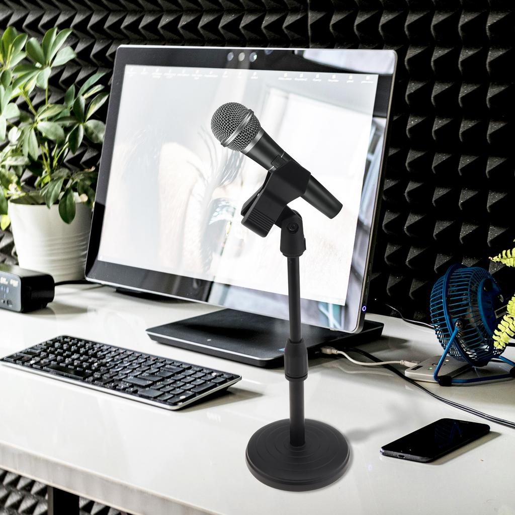 Adjustable Desktop Support Stand Universal Desktop Sound Device Holding Bracket For Daily Placement Use