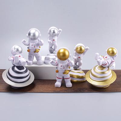 3ks figurky astronautů Sběratelské předměty moderního elegantního stylu Miniatury série vesmírného muže z PVC Dárky na párty Stolní dekorace pro domácnost