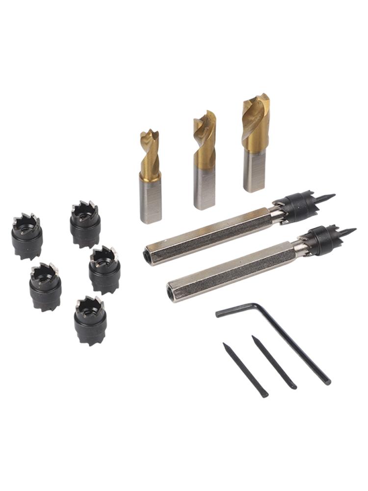 Complete 13pcs HSS Welding Drill Bit and Countersink Set for Iron Cast Iron Alloy Steel and Carbon Steel Applications