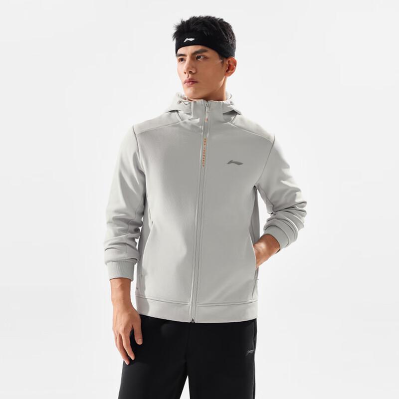 LI-NING Men s Classic Cardigan Hooded Sweatshirt 3XL