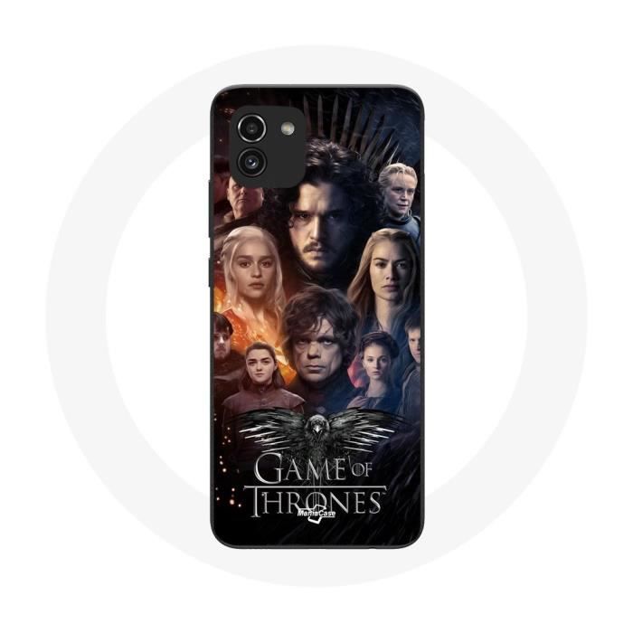 Case - Game of Thrones - Samsung Galaxy A03 - Soft Silicone - Grey - Mixed