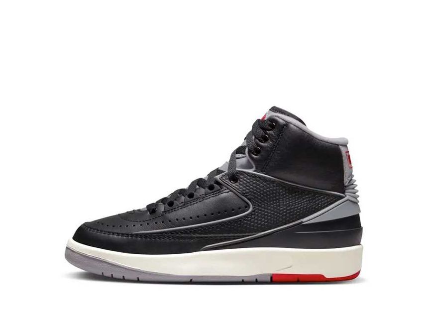 DQ8562-001 Nike GS Air Jordan 2 Retro Black Cement 6.5Y