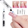 USB Manicure Set With LED Light Press on Nail Portable Electric Drill