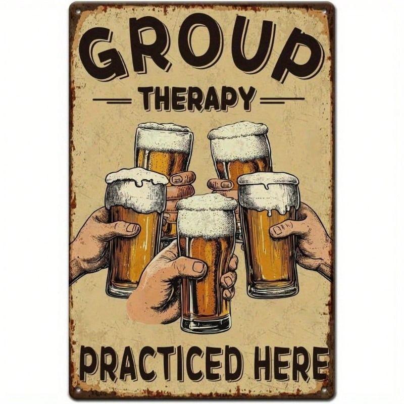 Vintage Metal Tin Sign Plaque for Garage Bar Wall Decor
