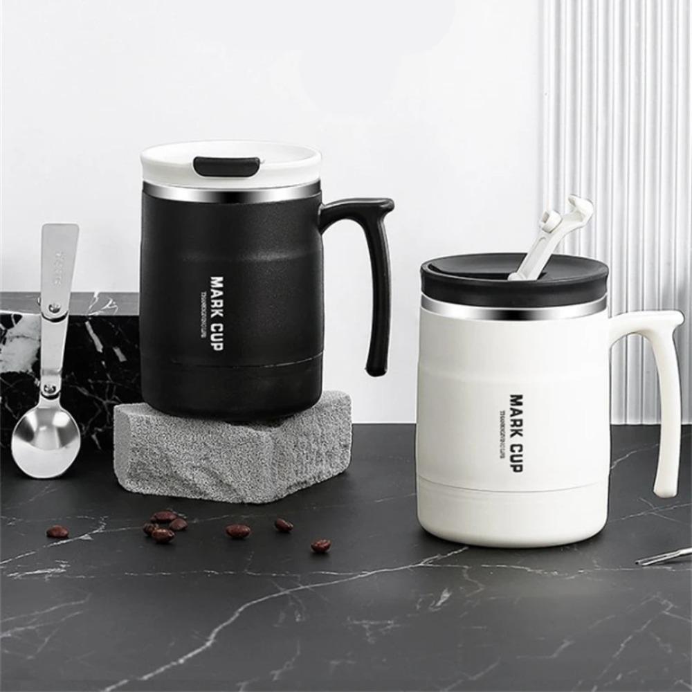 Anti-scalding Thermal Coffee Mug Stainless Steel Insulated Water Cup Milk Cup Thermal Cup  Office