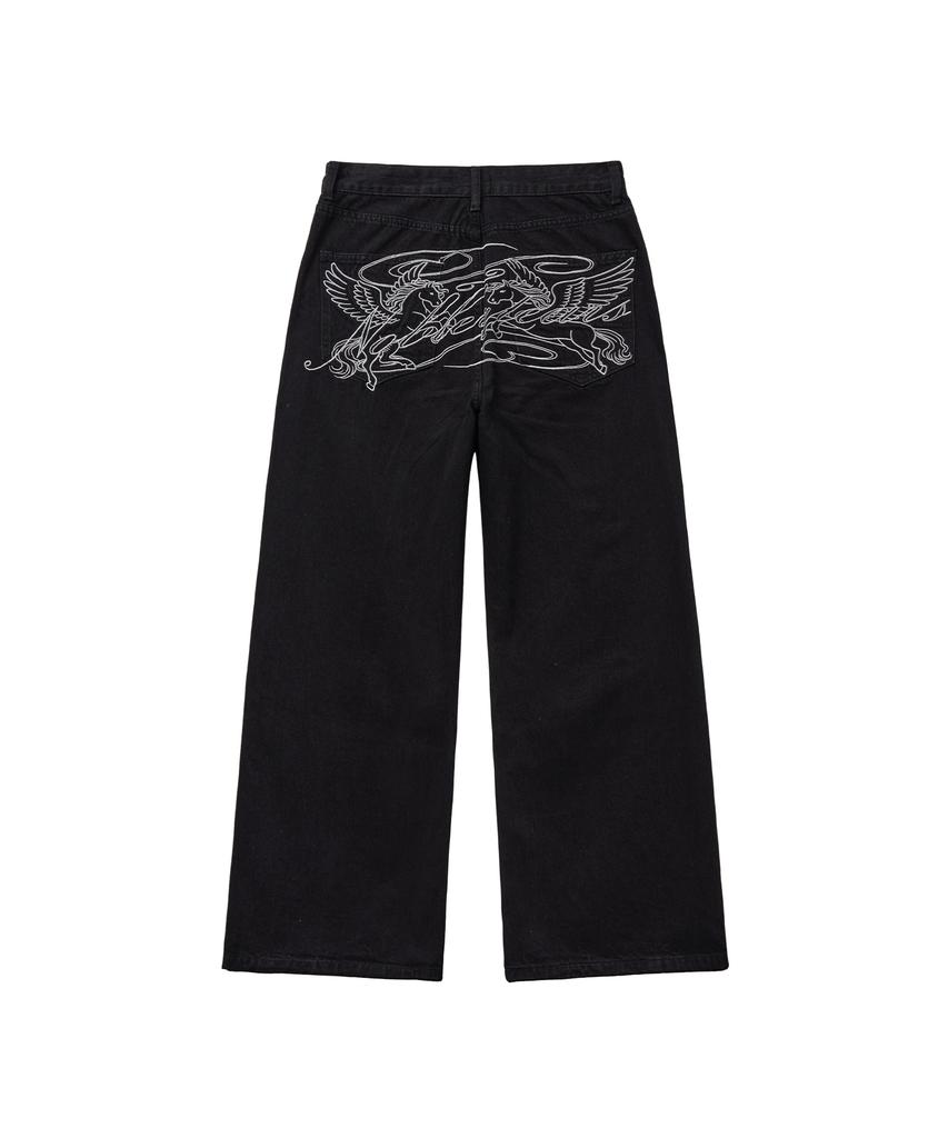 Lougeu Pegasus Wide Pants_Black