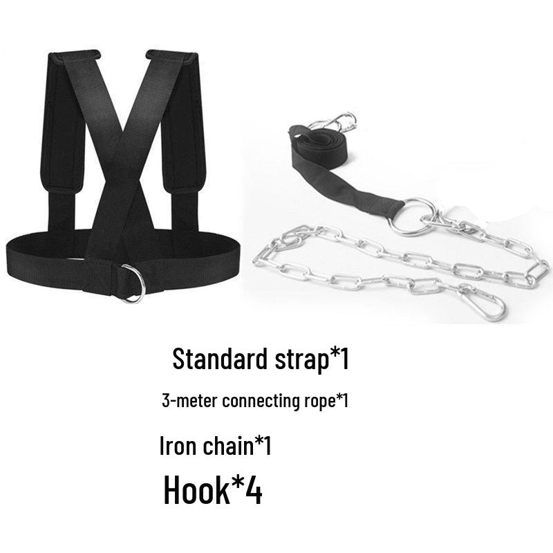 Speed Resistance Sled Harness & Pulling Strap Vest for Fitness Training