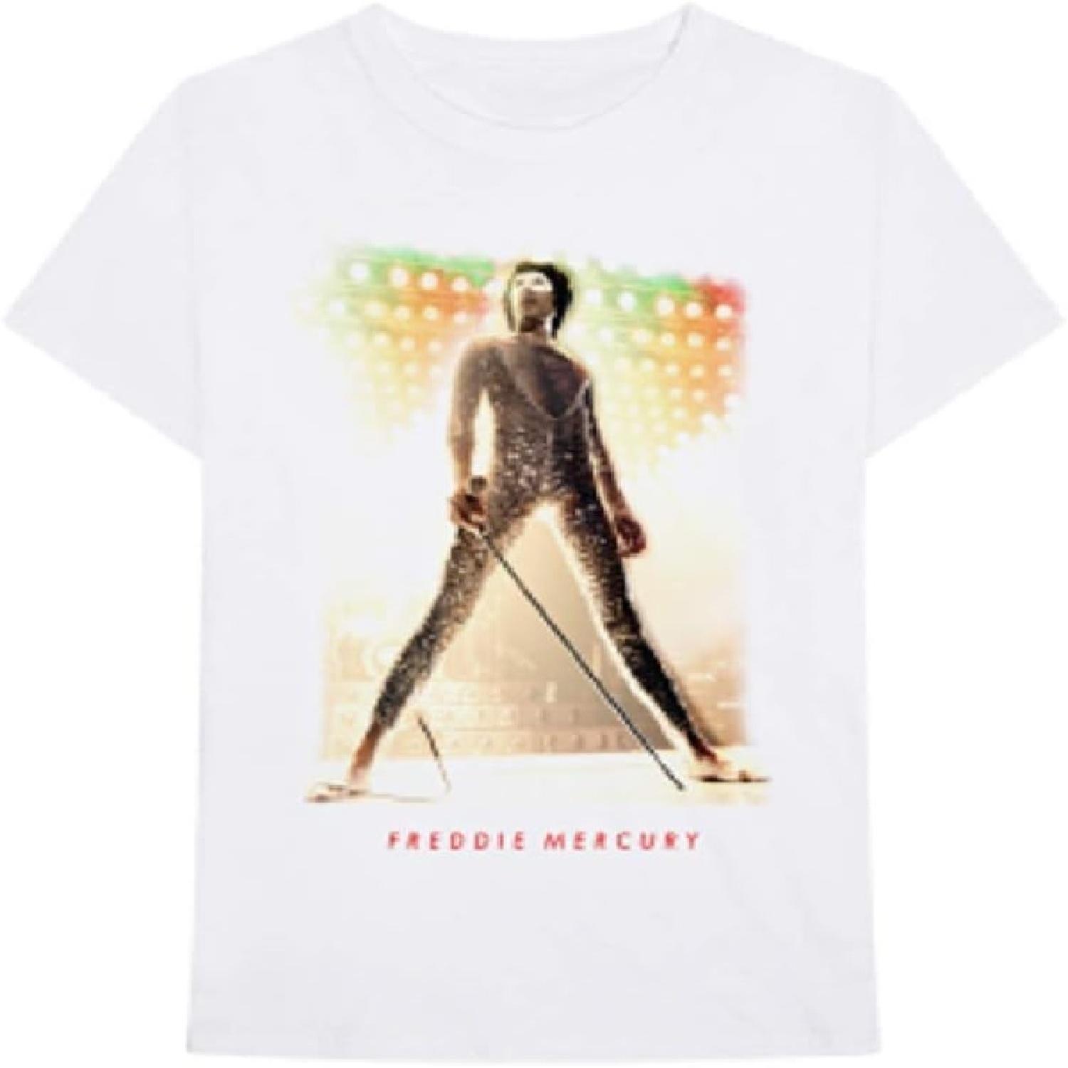 Freddie Mercury -Freddie MASK T-Shirt (Large) White S белый