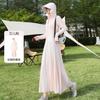 Long sunscreen clothing for girls' summer new outdoor UV protection waist, thin and cool versatile full body sunscreen skirt