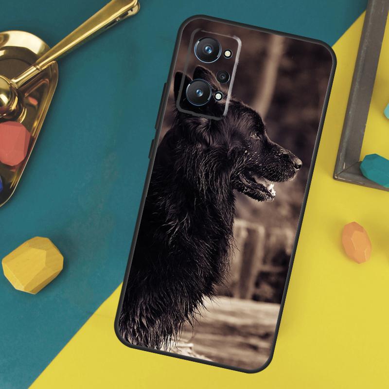Cartoon German Shepherd Dog Case For Realme C53 C55 C67 C61 C75 C51 C21Y C25S GT 6 6T 5 GT7 Pro 10 11 12 13 14 Pro Plus