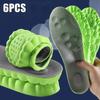 2/4/6Pcs Sport Shoes Insoles Soft Plantar Fasciitis Insole for Feet Arch Support Orthopedic Foot Pads Shock Absorption Shoe Sole