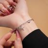 Copper Zircon Bohemian Shell Bangle Ornaments Beach Hand Chain Metal Shell Starfish Bracelet  Beach